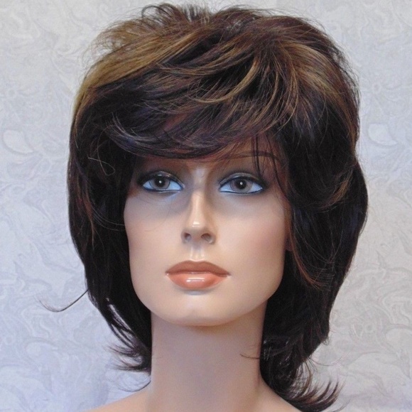 Medium Dark Brown Highlighted Shag main image 5